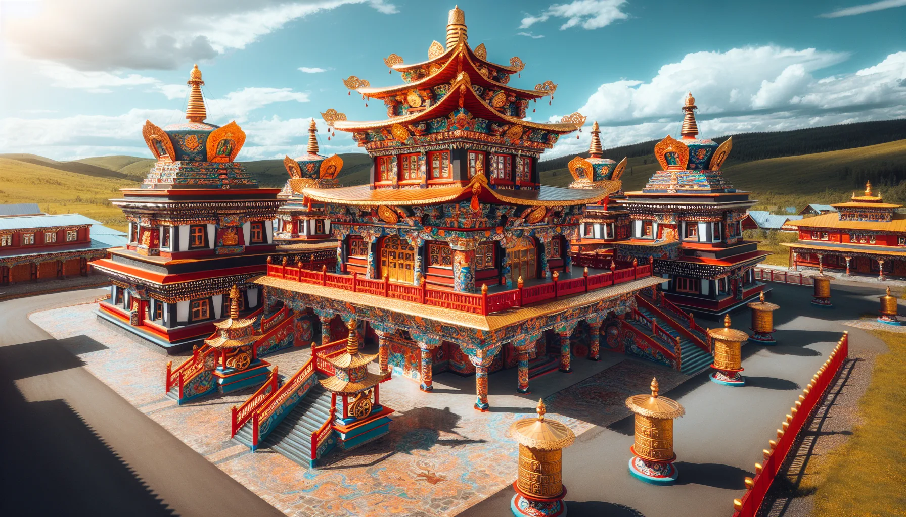 Datsan bouddhiste d'Ivolginsky, centre spirituel du bouddhisme en Russie