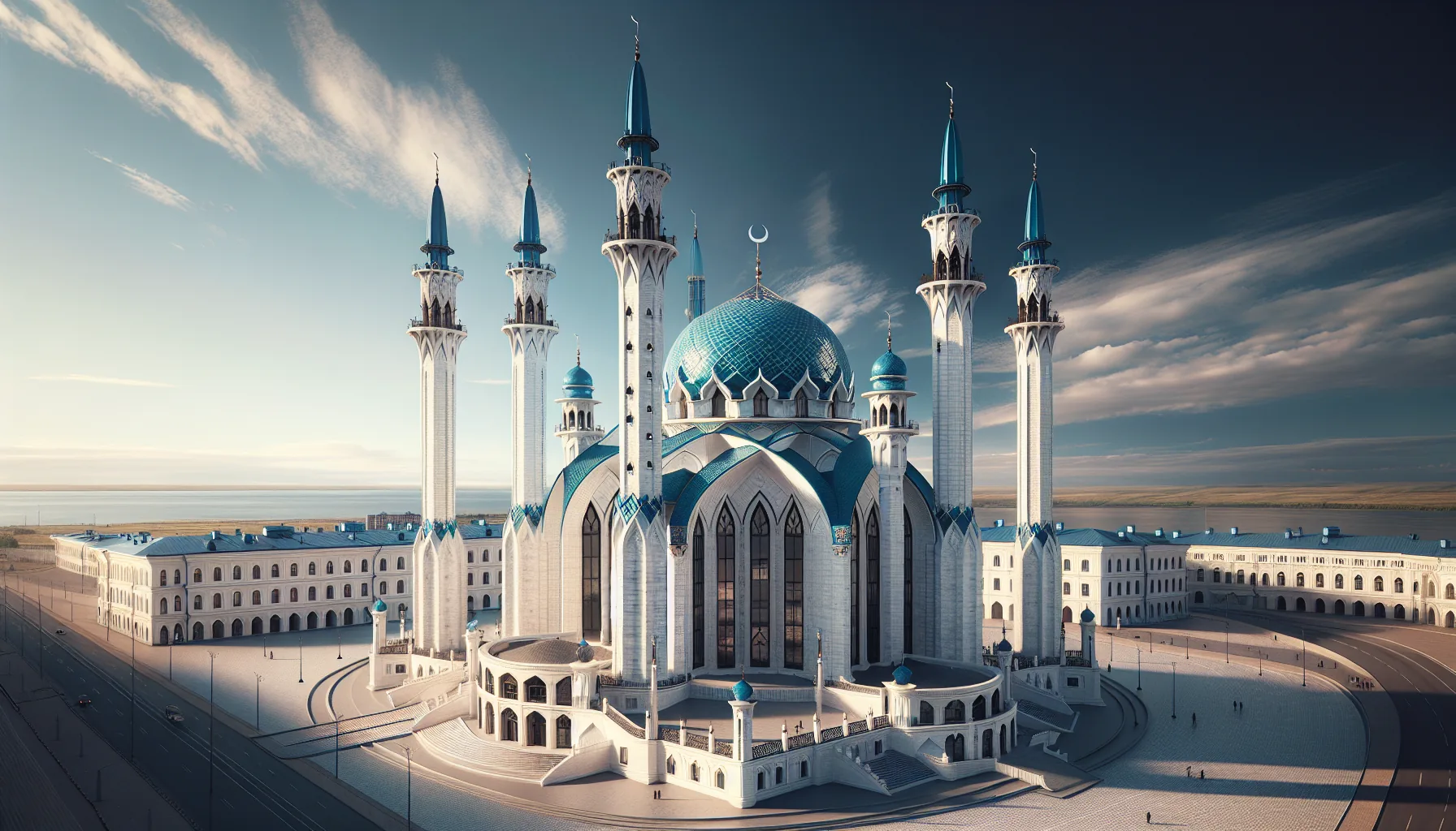 Mosqu&eacute;e Kul Sharif de Kazan, l'une des plus grandes mosqu&eacute;es d'Europe