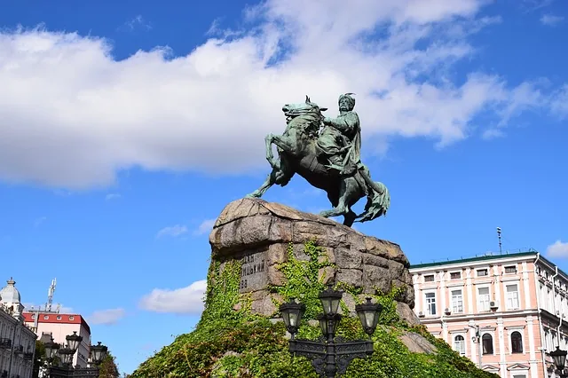 Paysage ukrainien symbolisant l'heritage culturel du pays